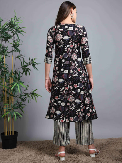 Pure Cotton Printed Cotton Kurta & Pant Set With Duppata - Zeemi World 