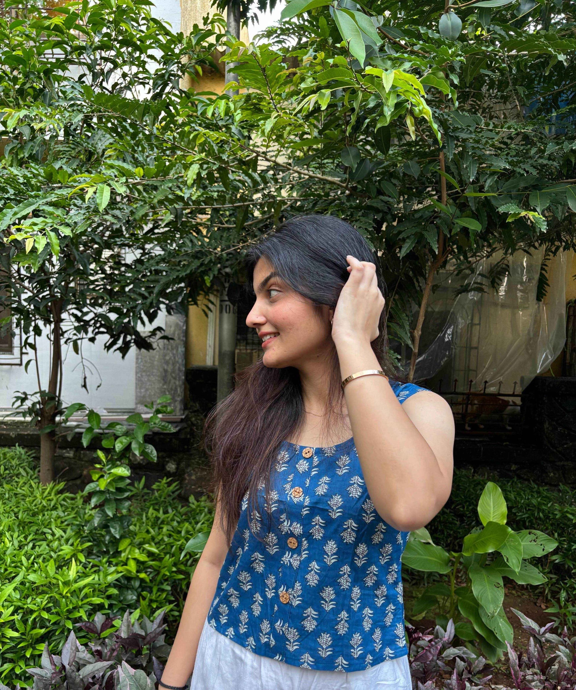Blue Girl Top - Zeemi World 